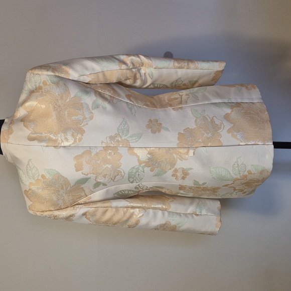 CALVIN KLEIN Metallic Floral Blazer - 4 - Picture 4 of 9